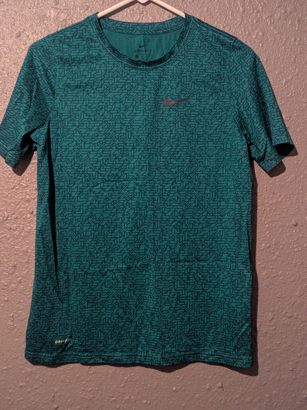 Youth XL Nike Dri-FIT Teal Graphic Performance T-Shirt